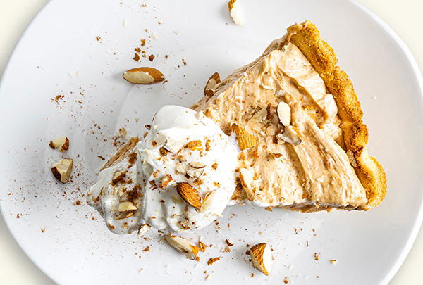 Keto Pumpkin Pie Spice Almond Butter Pie